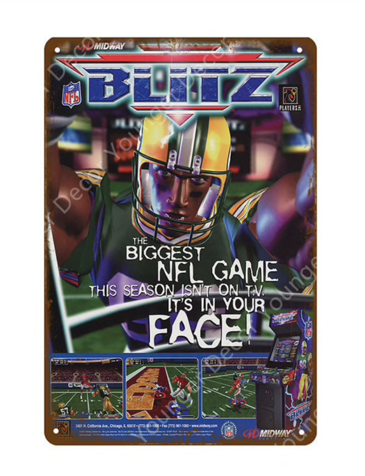 Metal Bar Sign Blitz