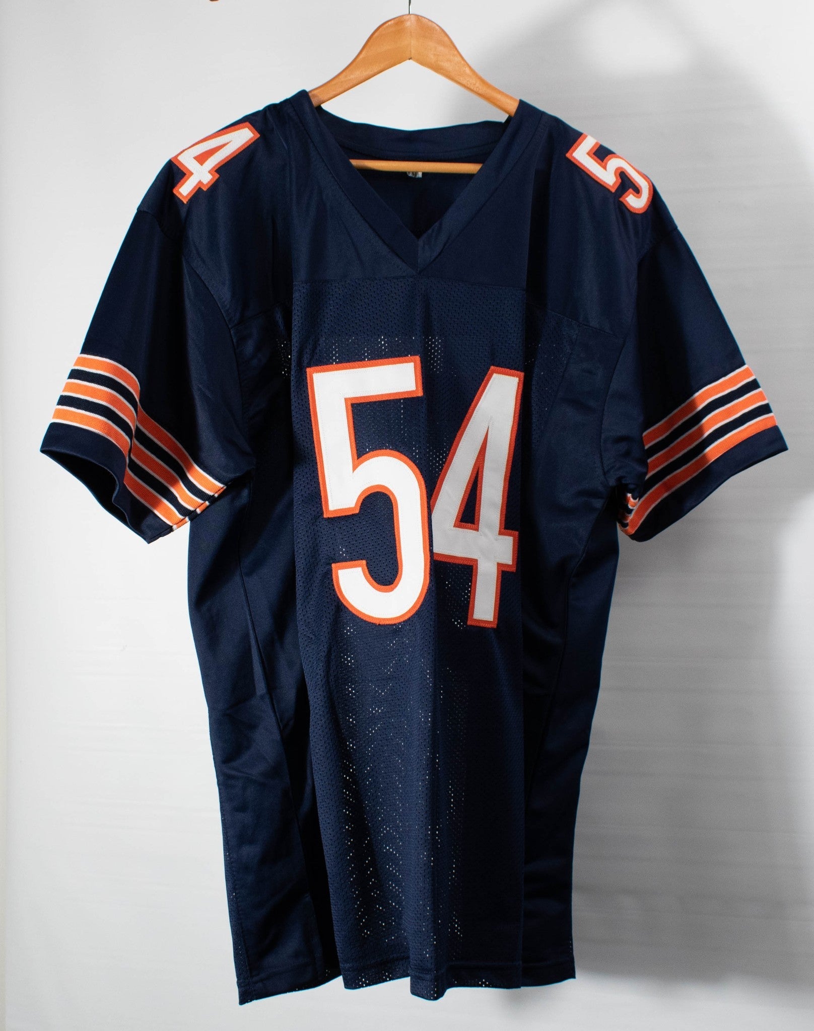 Brian Urlacher CHICAGO BEARS HOF SIGNED Blue Jersey WITNESS COA