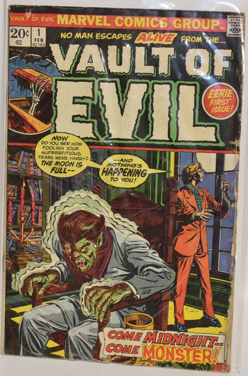 Vault of evil comic book 01 marvel comic book US Soft Cover English