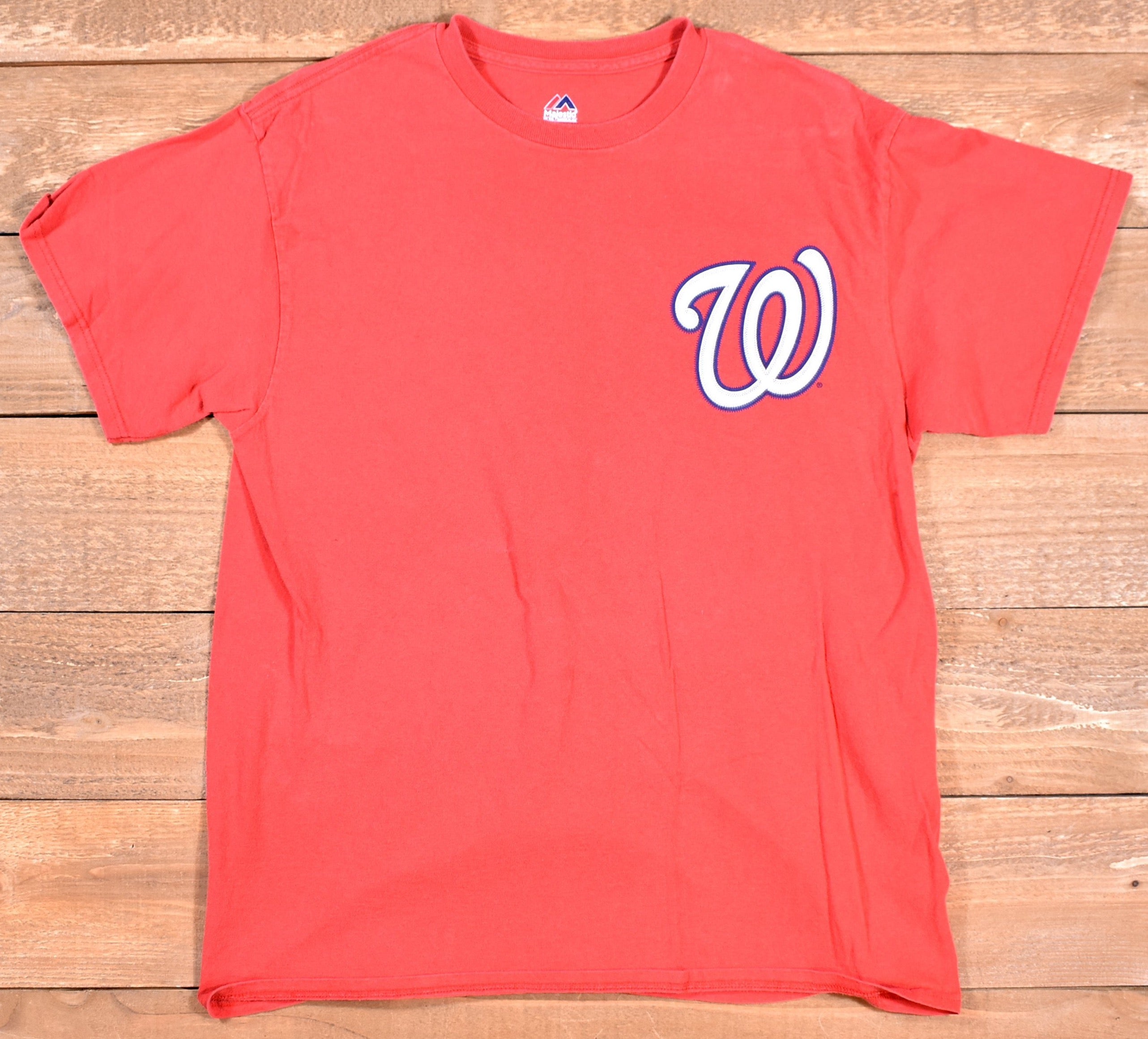 Turner 7 Mens Baseball Shirt MLB Authentic MEDIUM