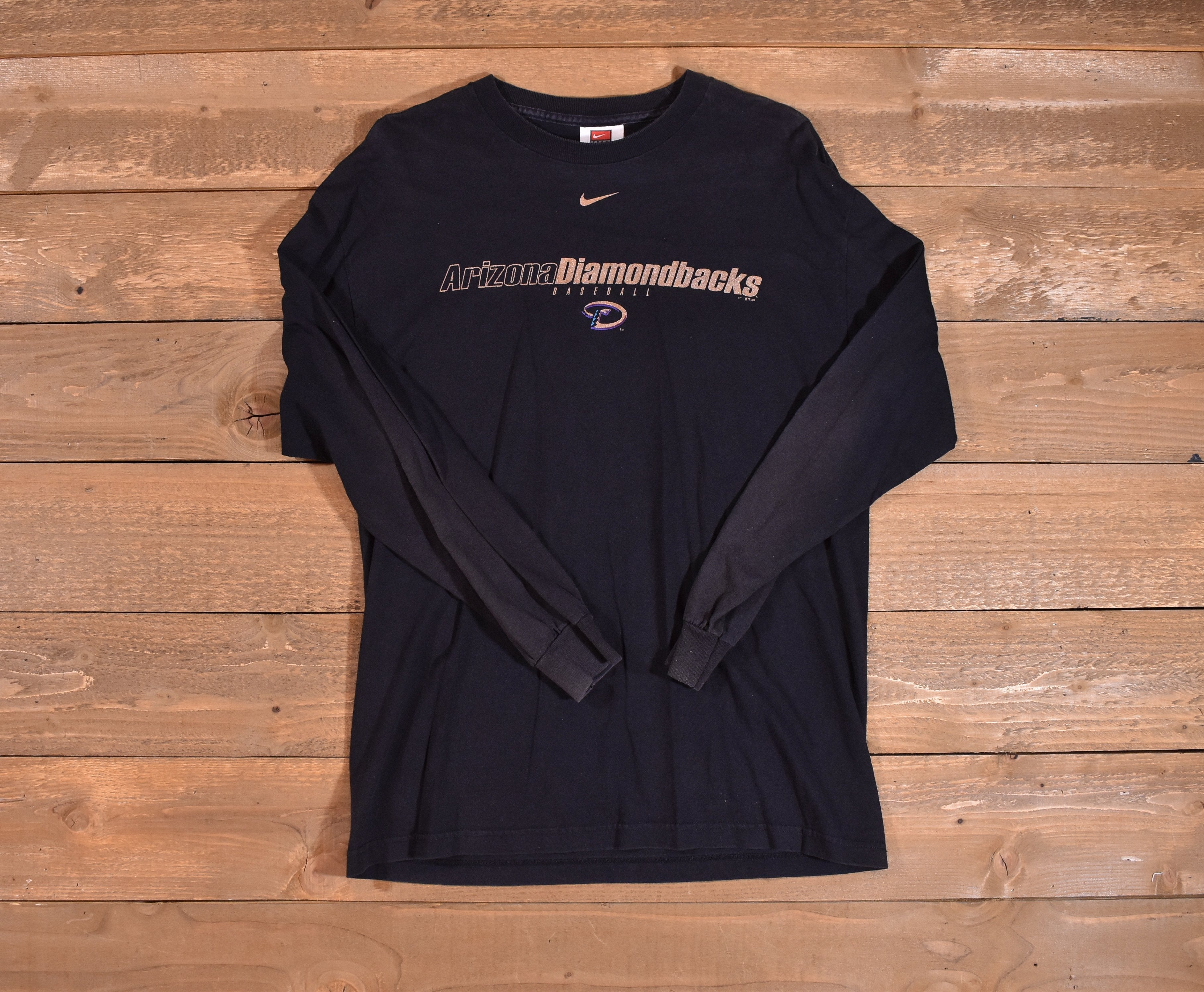 Arizona Diamondbacks Baseball t shirt Long Sleeve Nike Used authentic