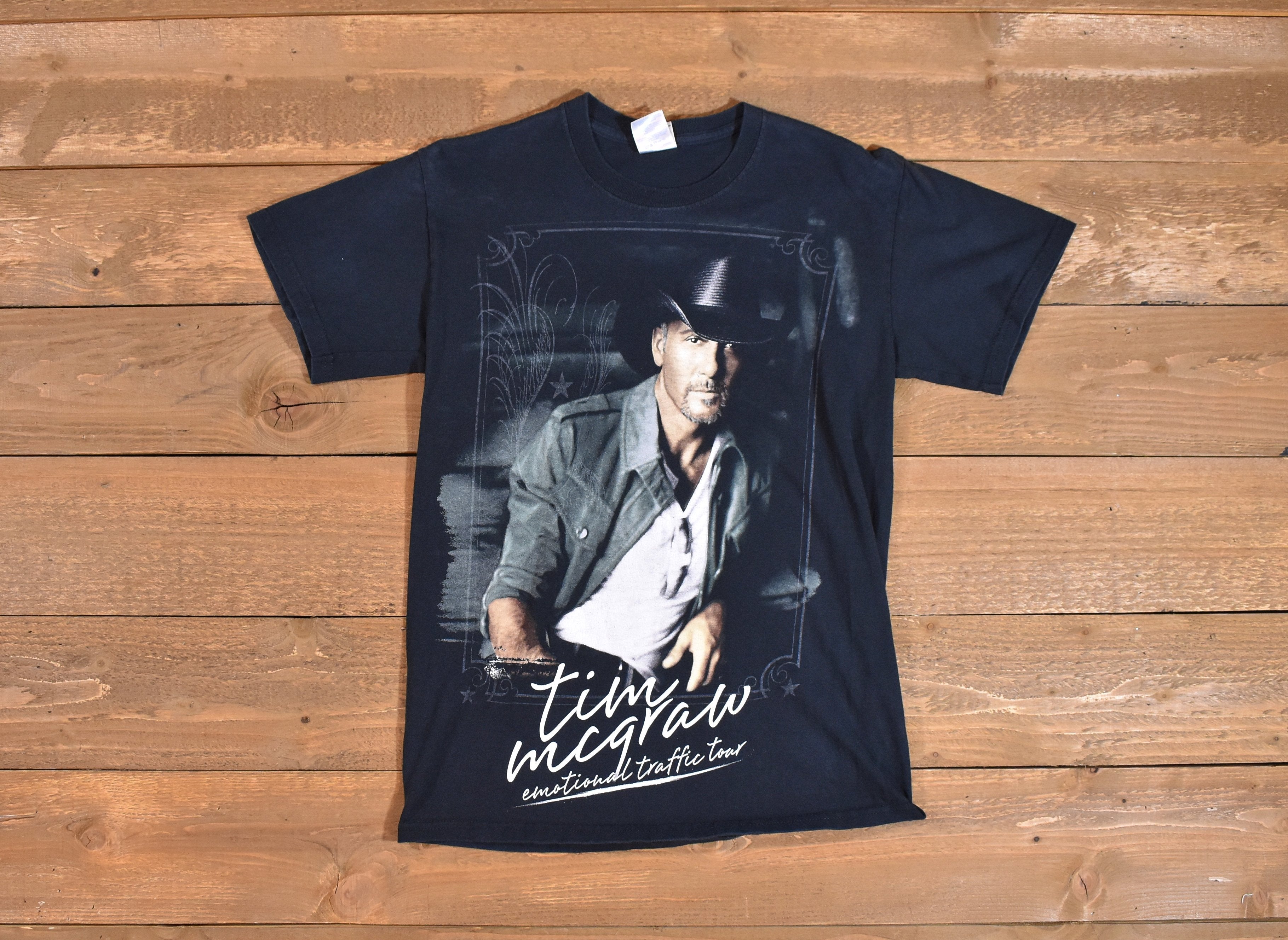 Tim McGraw Emotional Traffic Tour Authentic Tee Country Music Tee Small Used