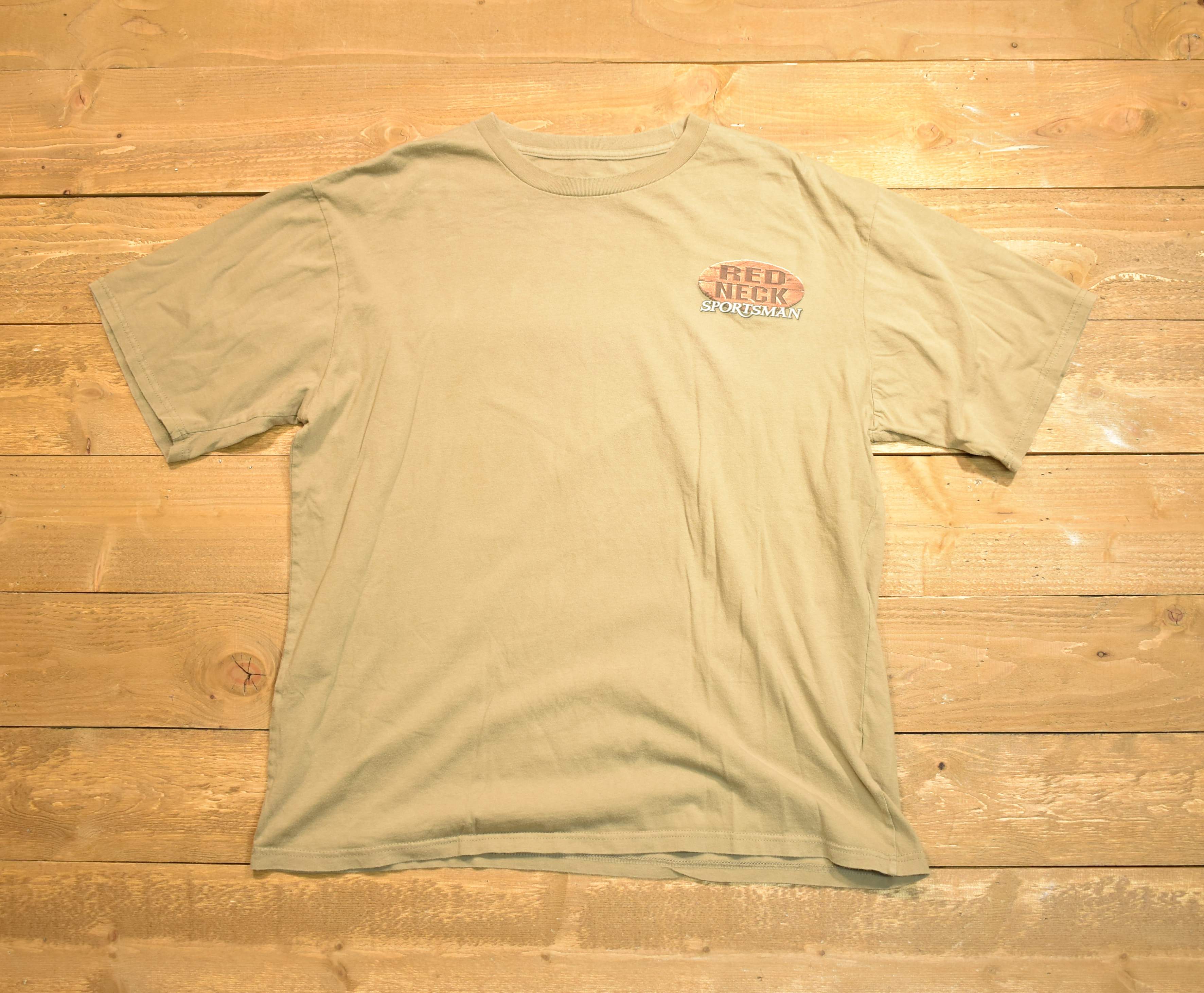 Redneck sportsman Excel T-shirt bass pro shops Grunt call used T-shirt