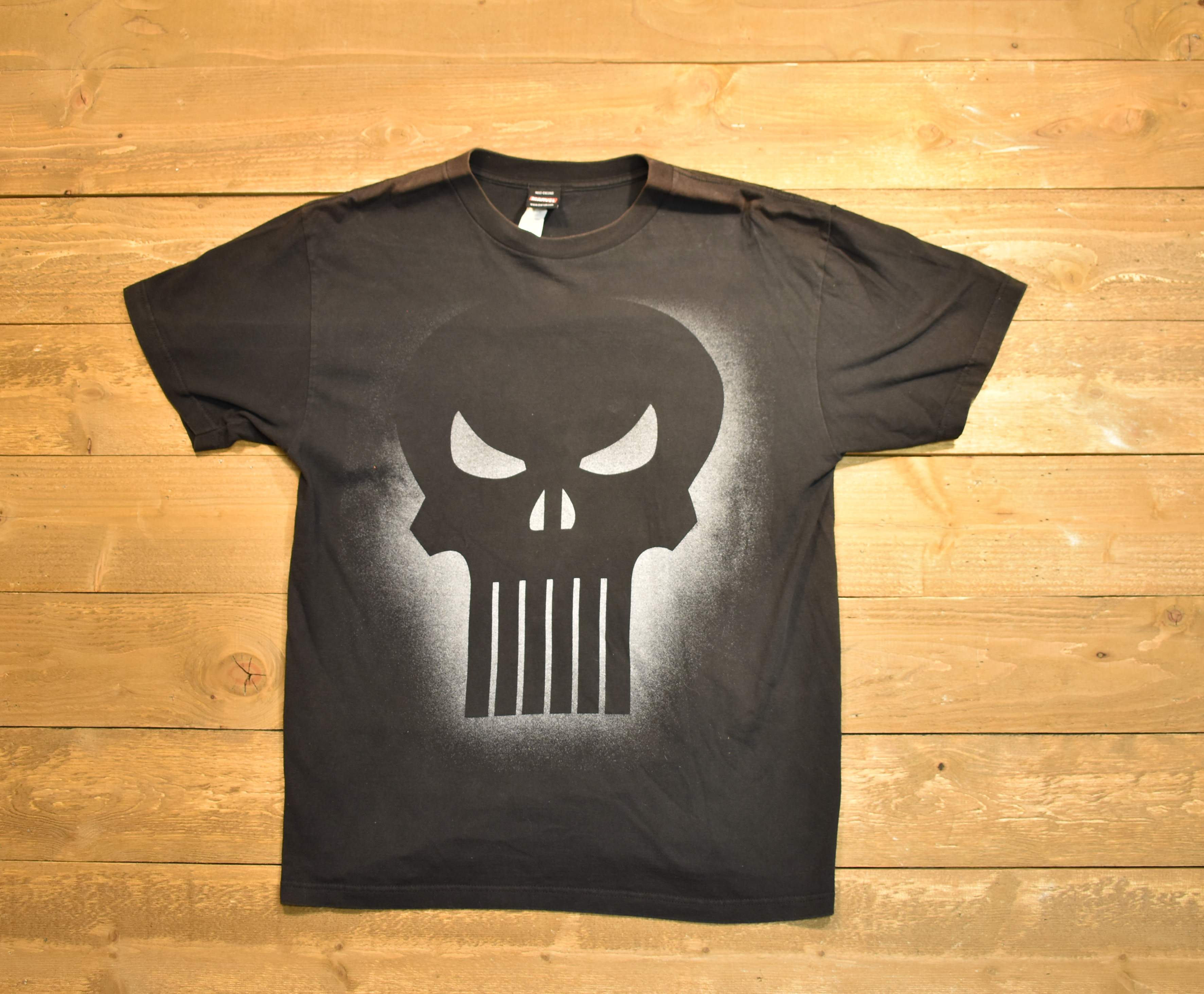 Punisher T-shirt large marvel men's T-shirt black used