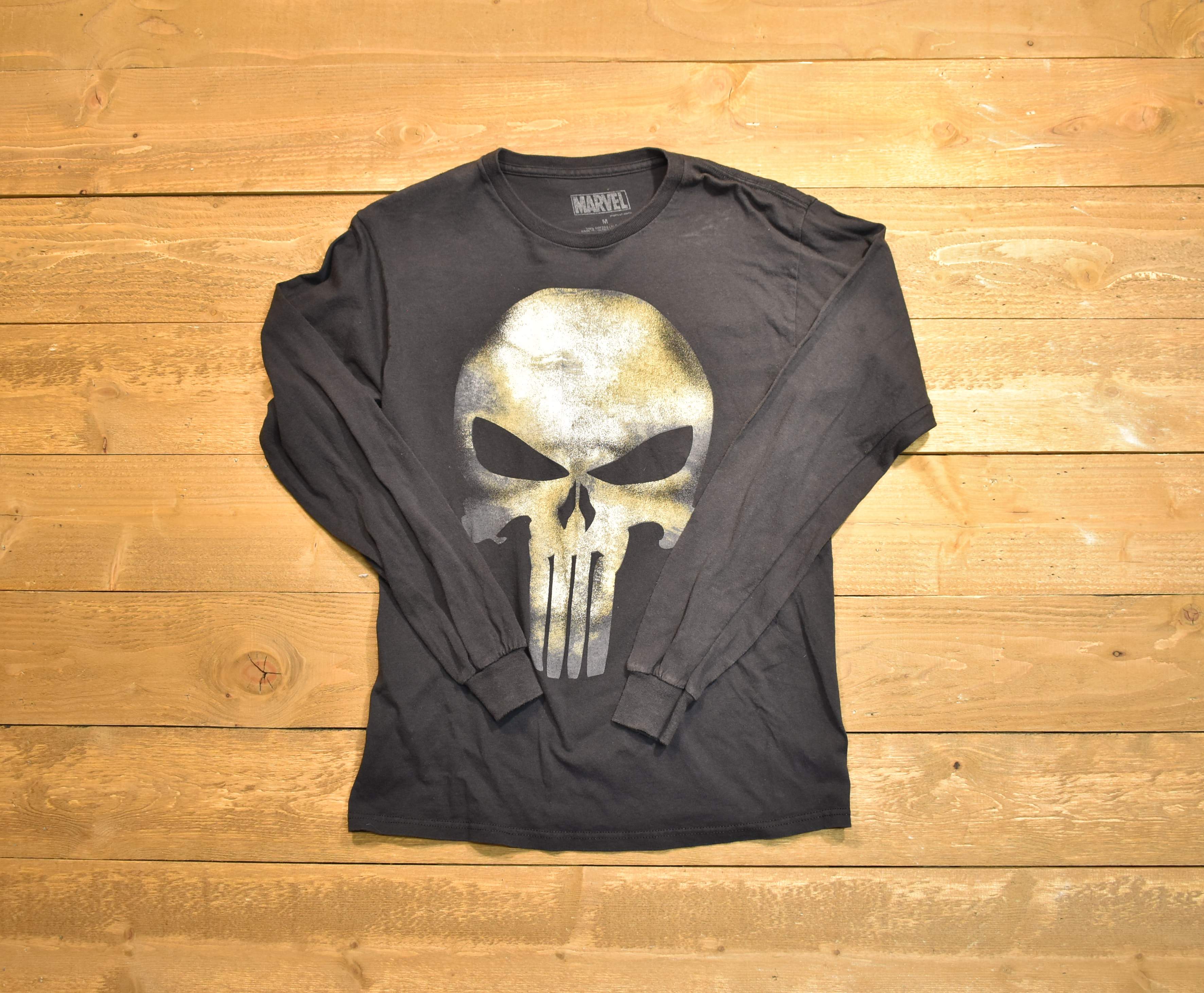 Punisher T-shirt longsleeve men's medium marvel comics used
