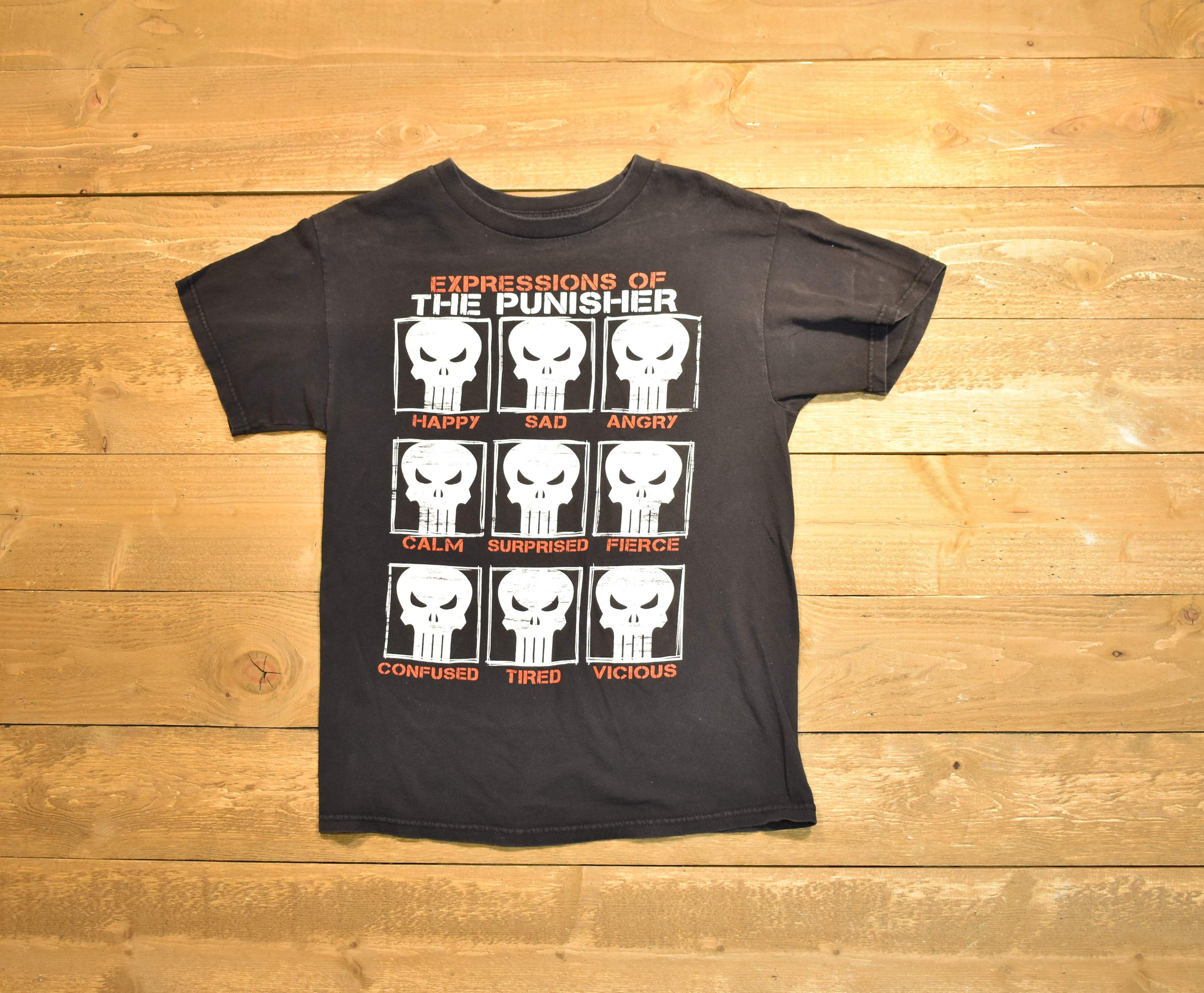 Punisher T-shirt marvel medium men's T-shirt black used