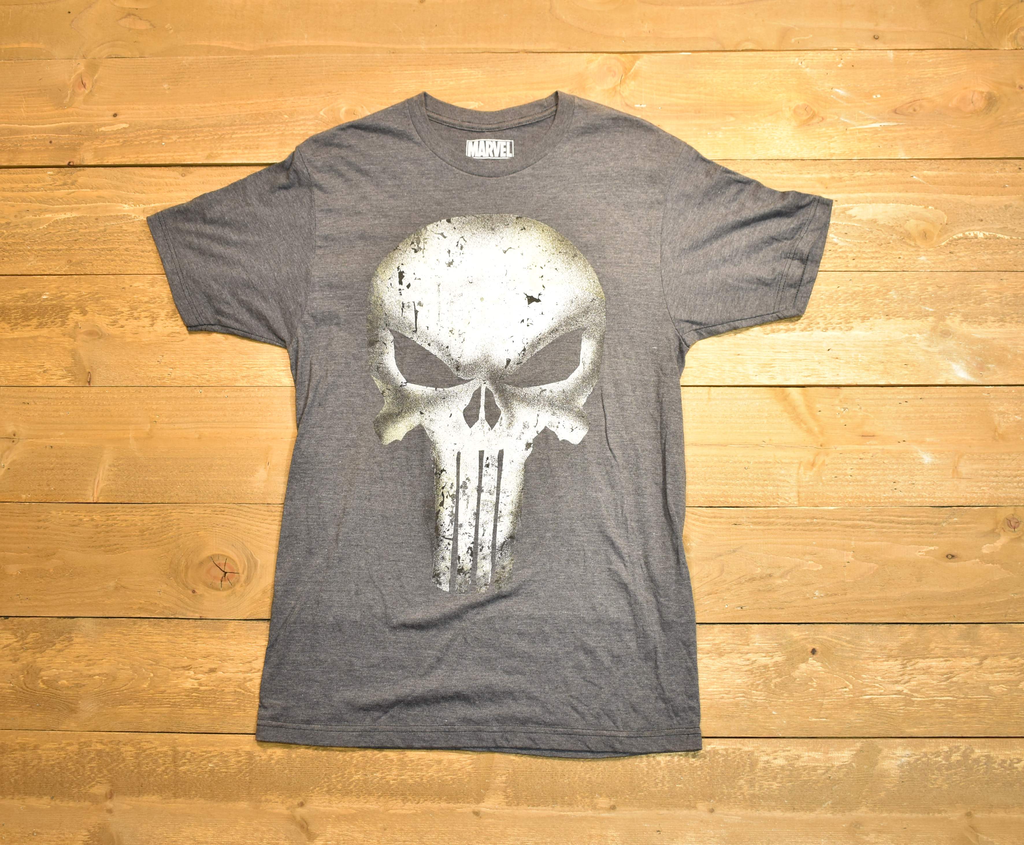 Punisher T-shirt marvel medium gray used T-shirt