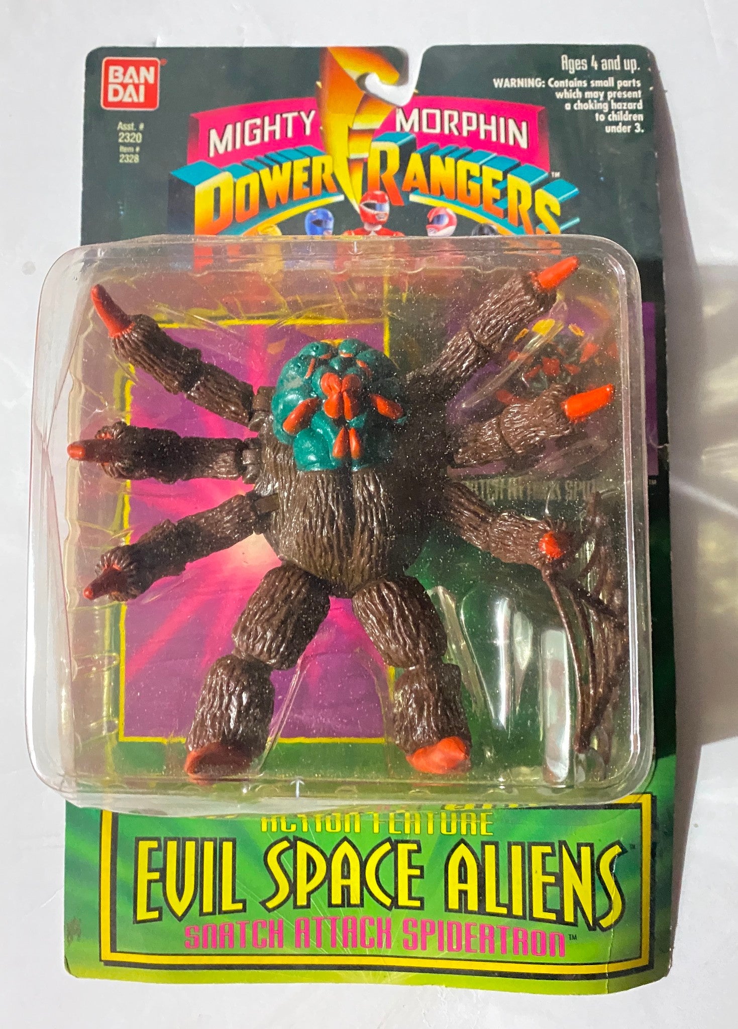 Power Rangers Evil Space Aliens Snatch Attack Spidertron
