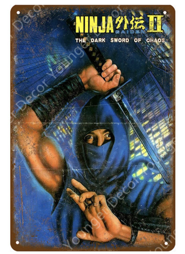 Metal Bar Sign Ninja 2