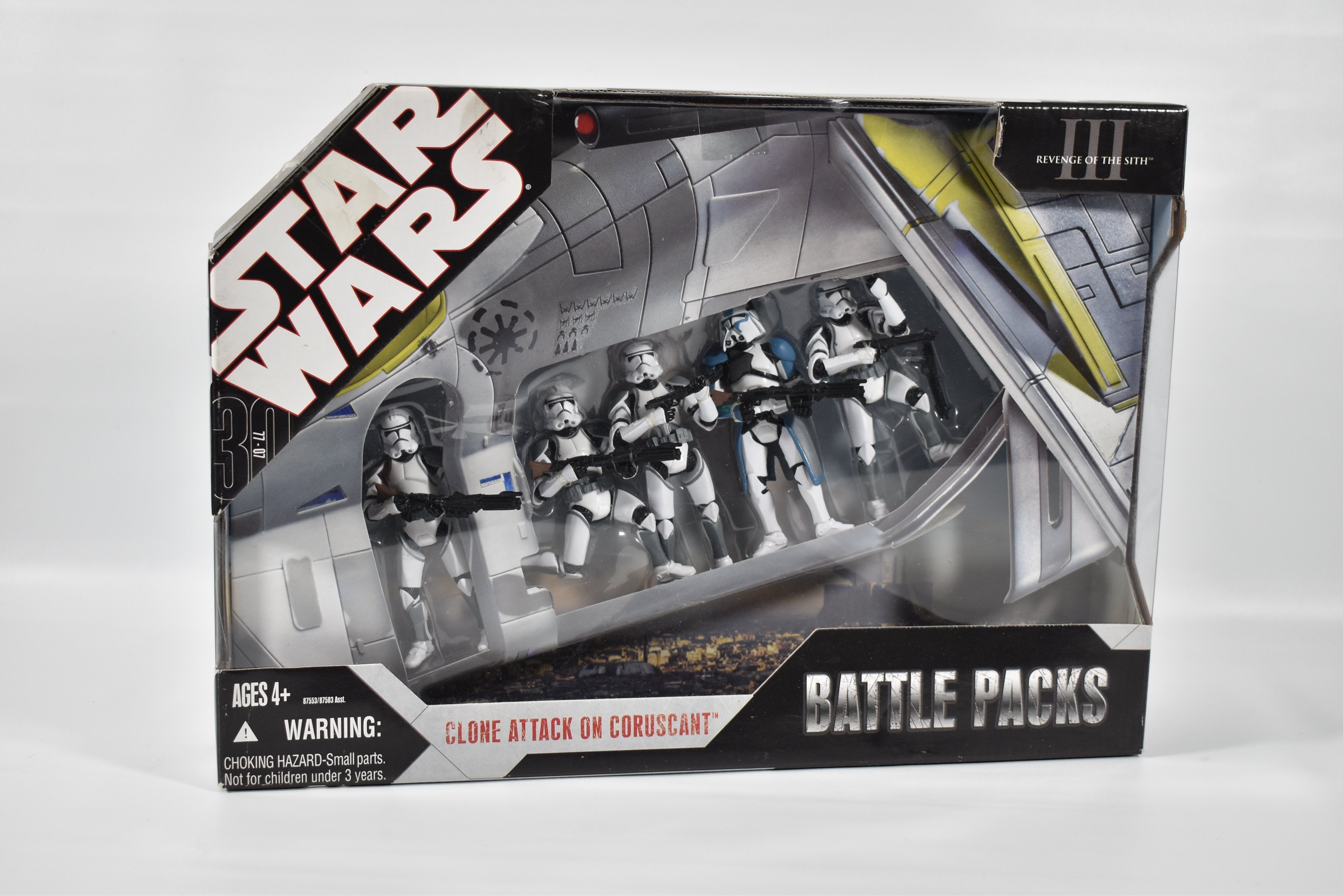 Star Wars Battle Pack Attack on Coruscant Revenge of the Sith III Clone Troopers