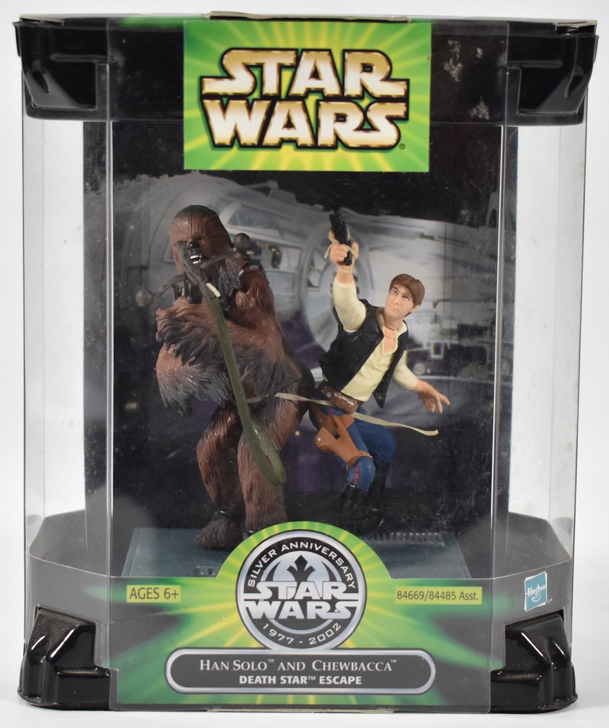 Star Wars Silver Anniversary 1997-2002 Han & Chewbacca Death Star Escape