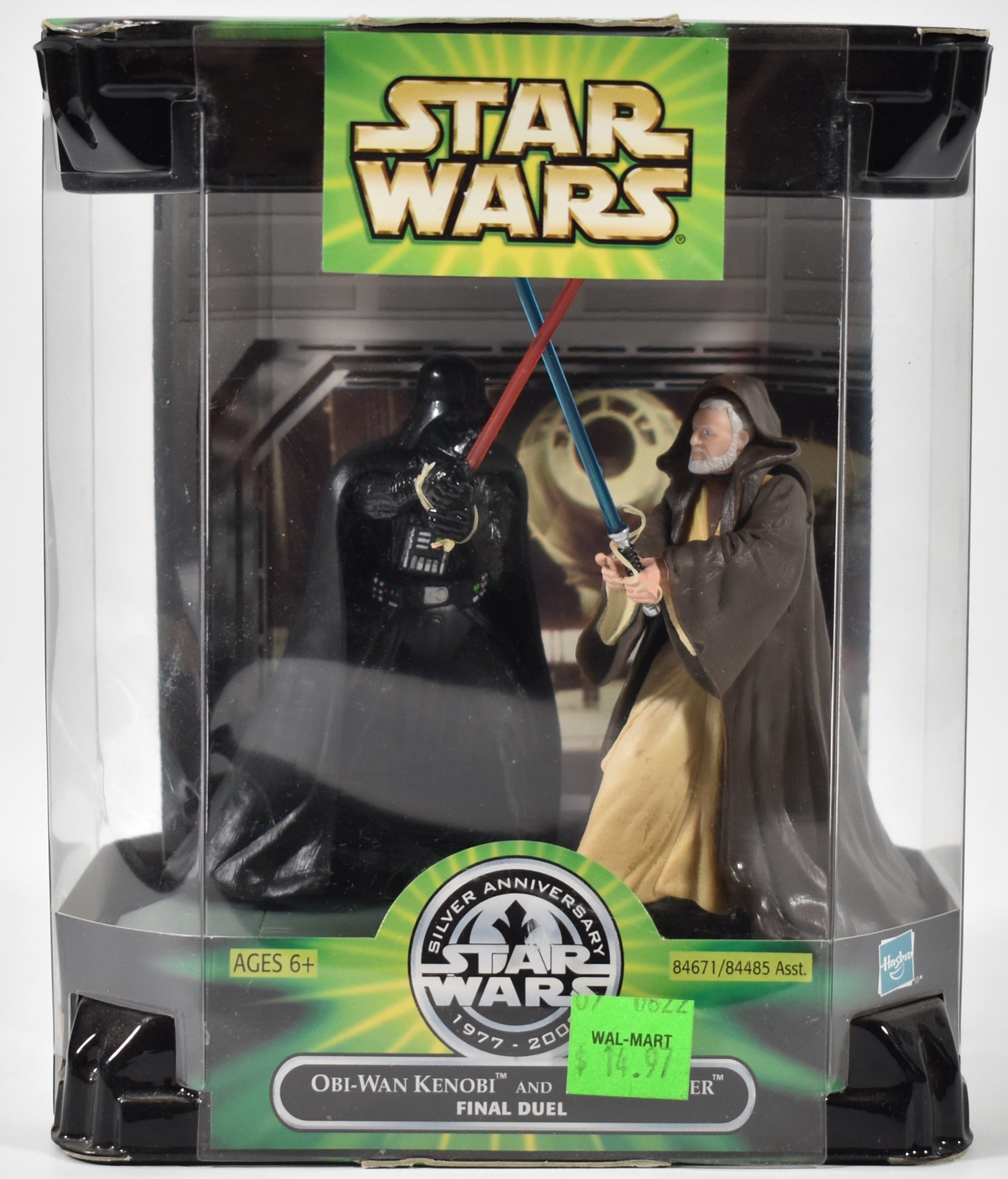 Star Wars Silver Anniversary 1997-2002 Obi Wan & Darth Vader Final Duel