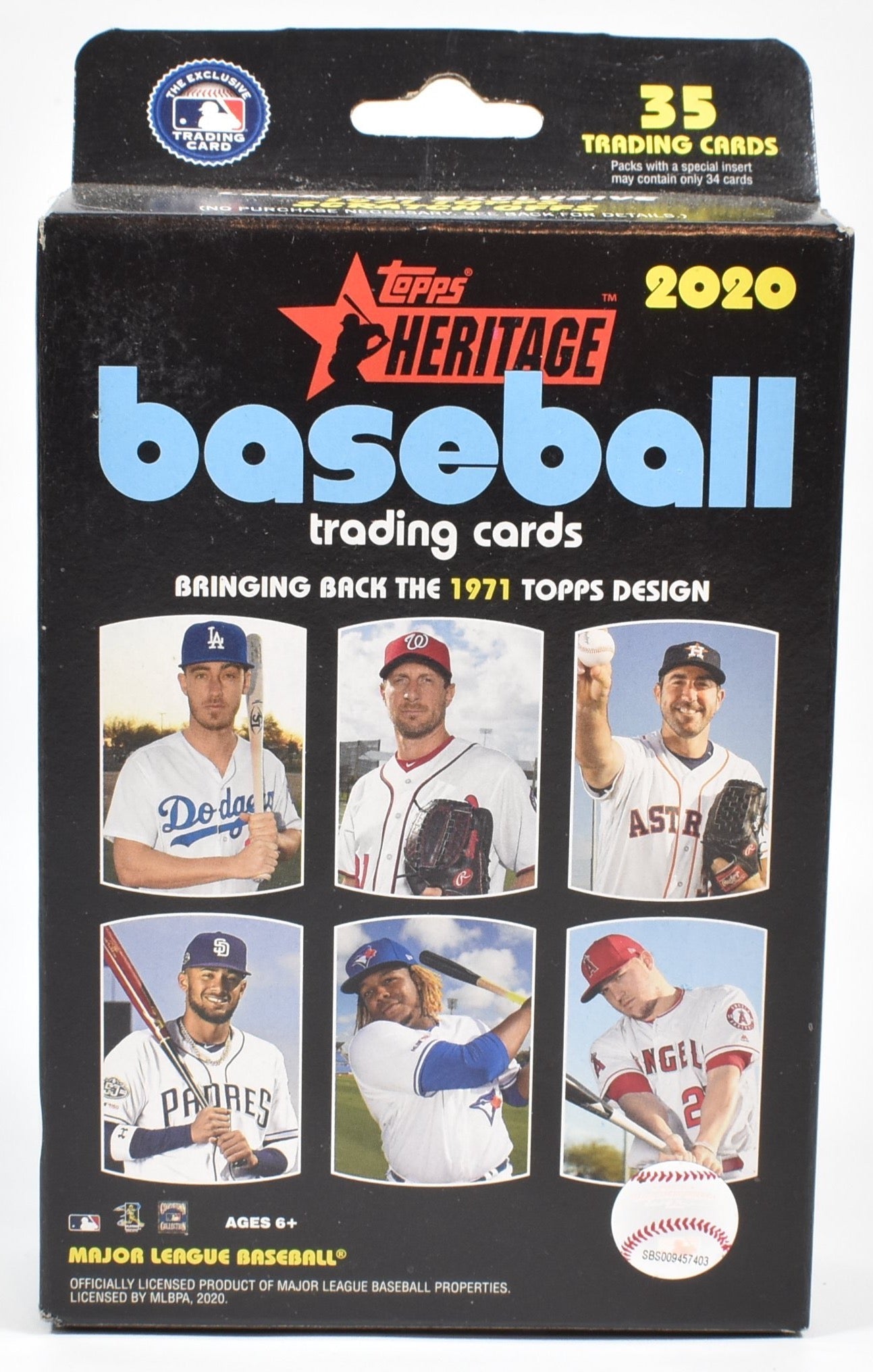 Topps Heritage 2020 Baseball Cards Hanger Box trading Card NEW