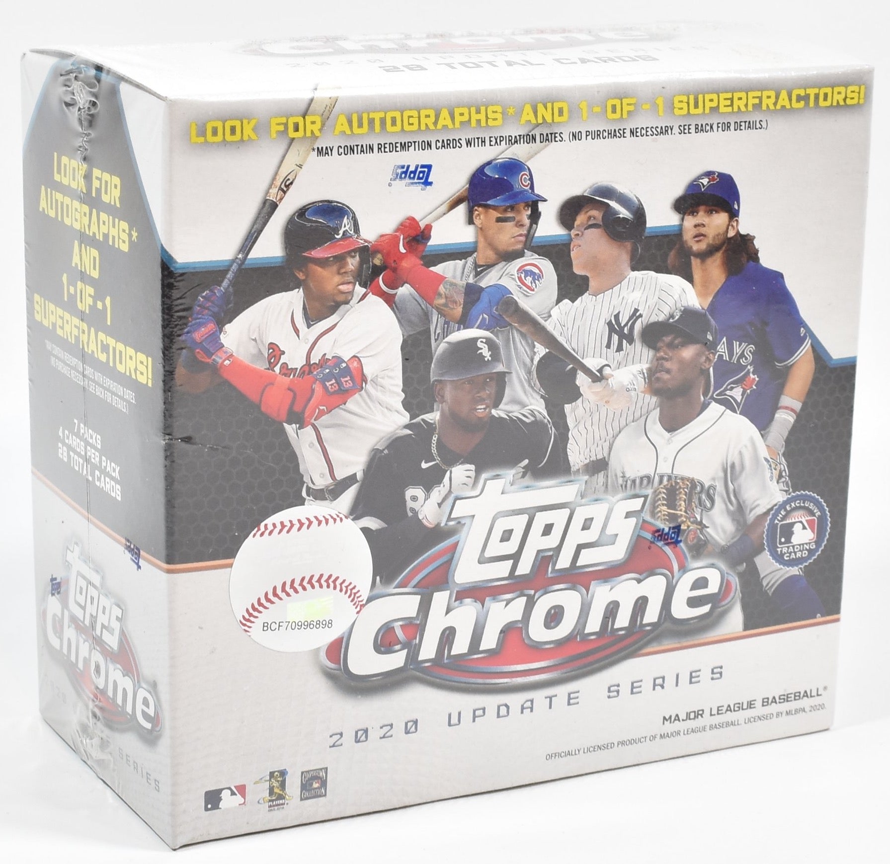 Topps Chrome 2020 Updated Series 28 Cards total Sealed NEW