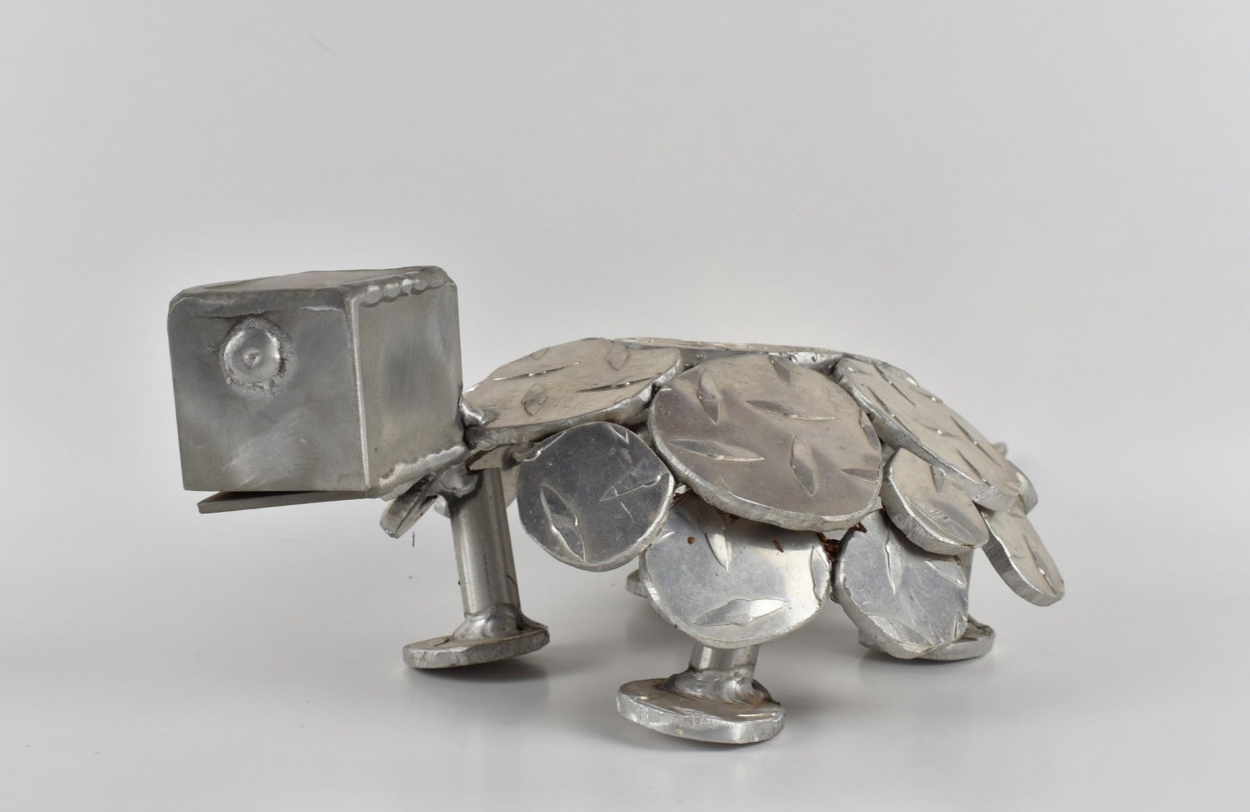 Hand Crafted Steel Turtle