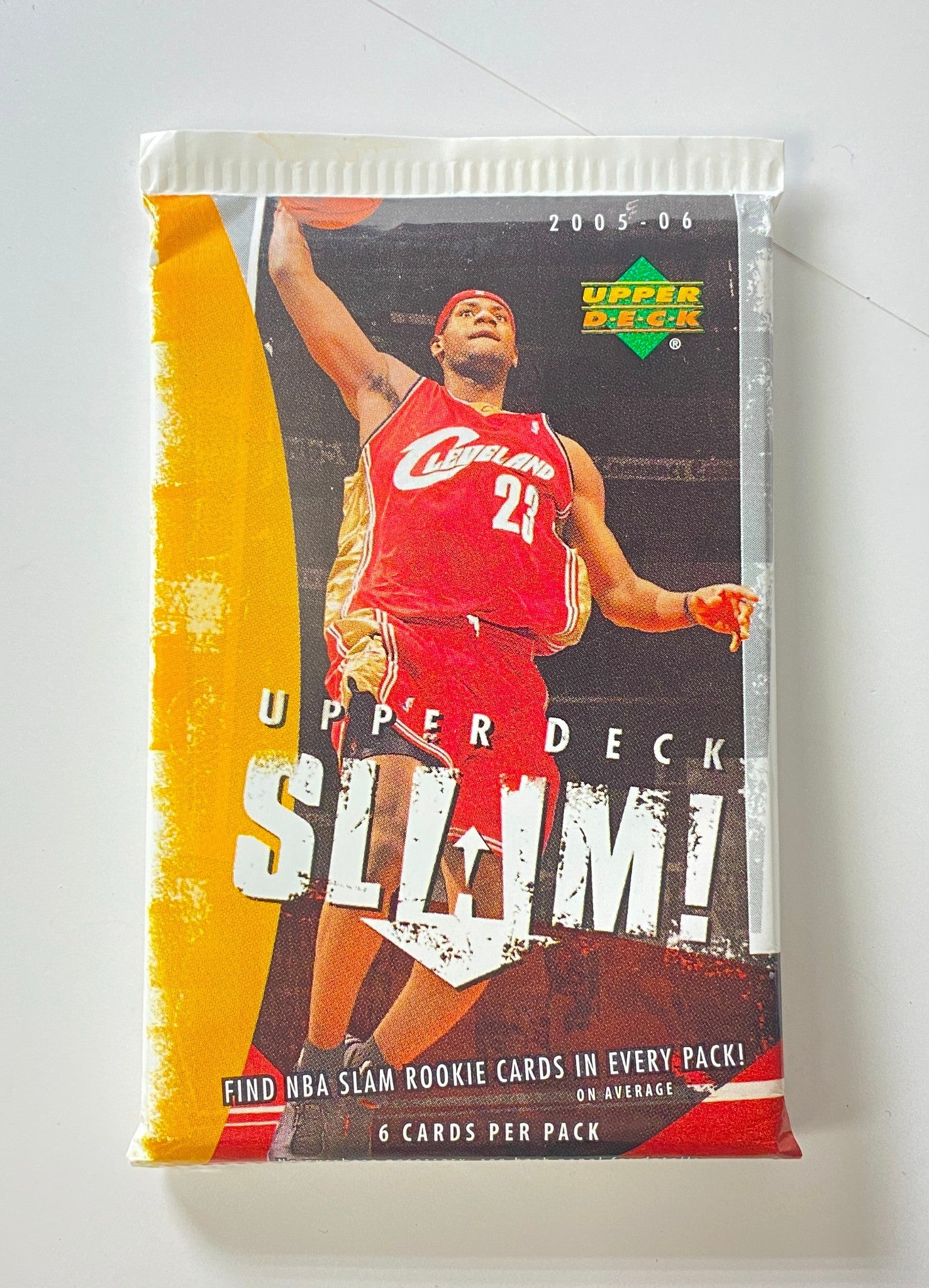Lebron James Upper Deck Slam Sealed Pack 2005 2006 NBA Basketball Cards Pack