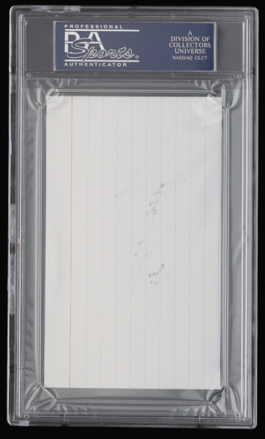 Walter Payton Chicago Bears Hand Signed PSA/DNA Authenticity Hall of Fame Autographed Grade