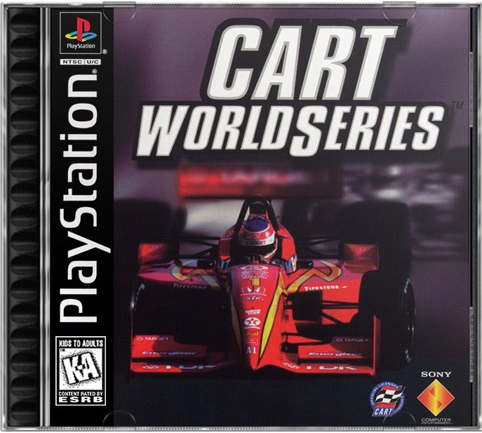 CART World Series PS1 Sony Playstation 1 Used Video Game