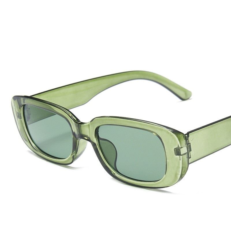 Classic Retro Square Sunglasses Women Brand Vintage Travel Small Rectangle Sun G
