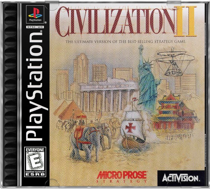 Civilization II PS1 Sony Playstation 1 Used Video Game