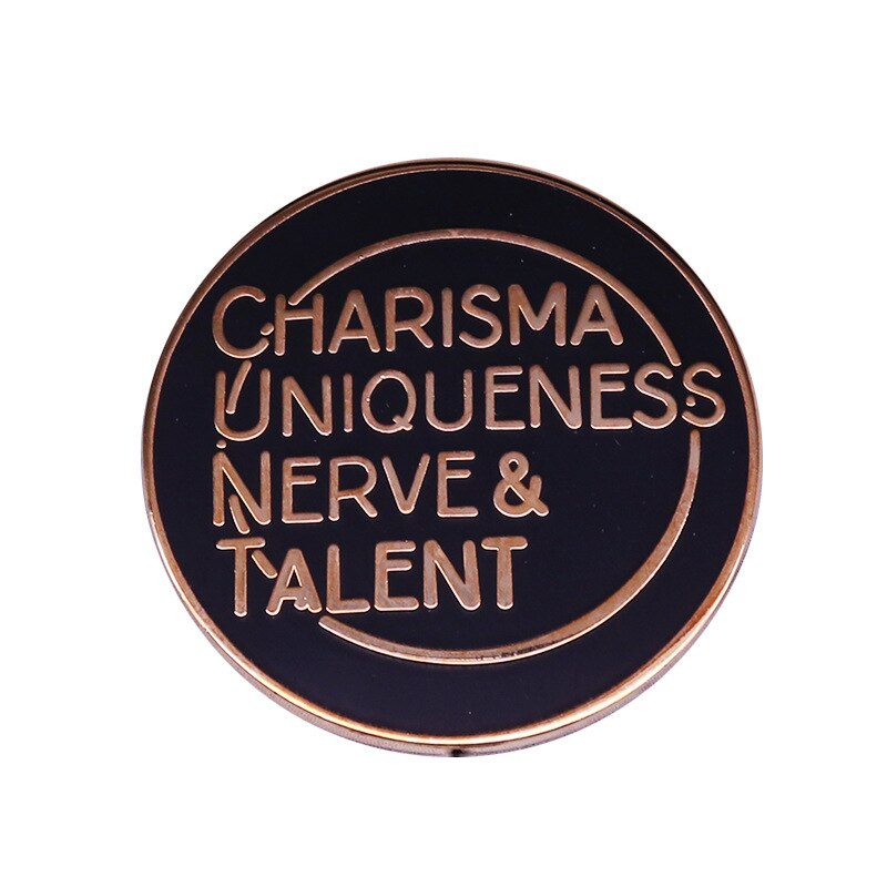 Charm, Courage and Talent Brooch RuPaul Crossdress Inspiration Badge