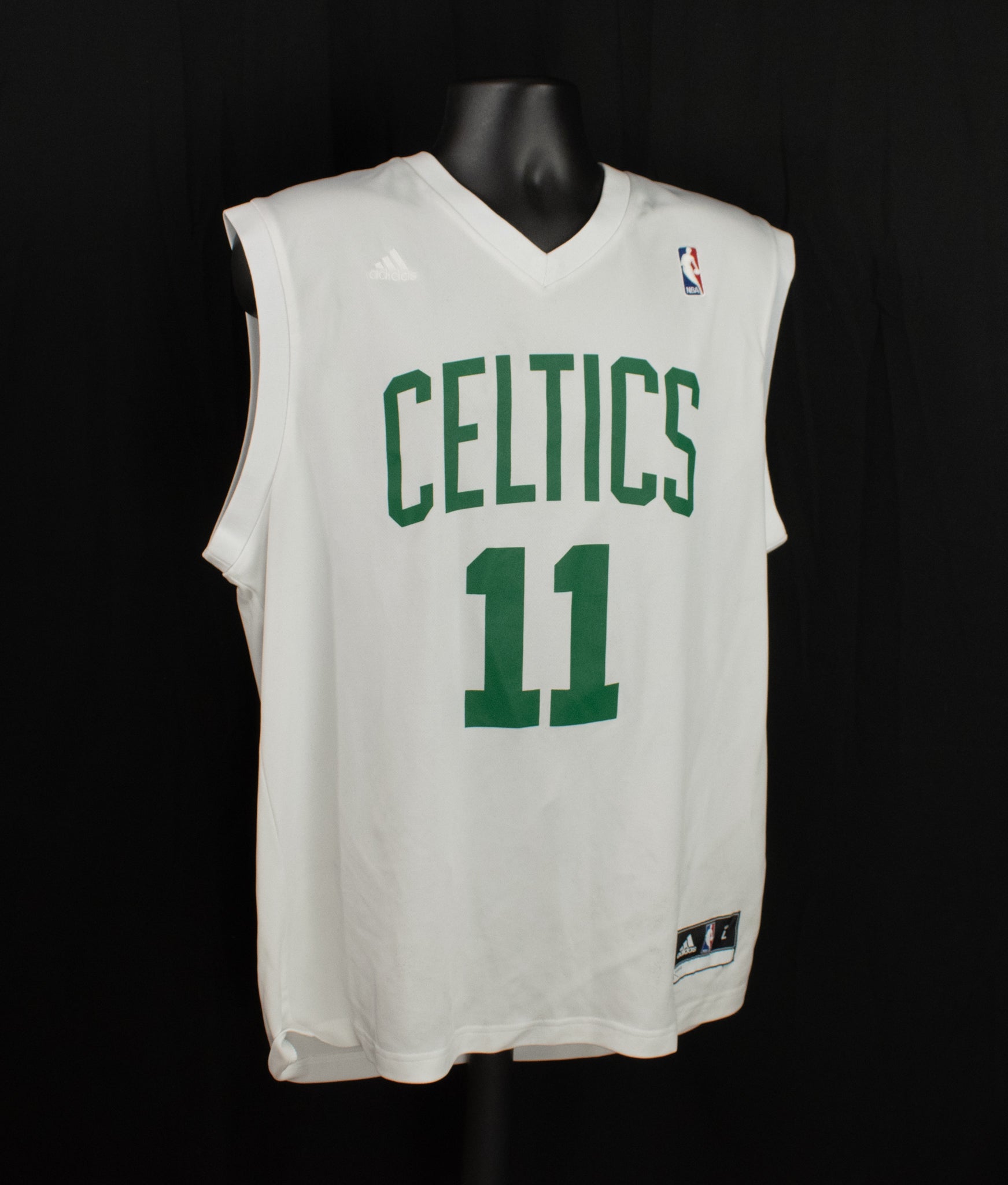 Boston Celtics Adidas NBA Jersey White Pullover Kyrie Irving 11 Basketball 2017