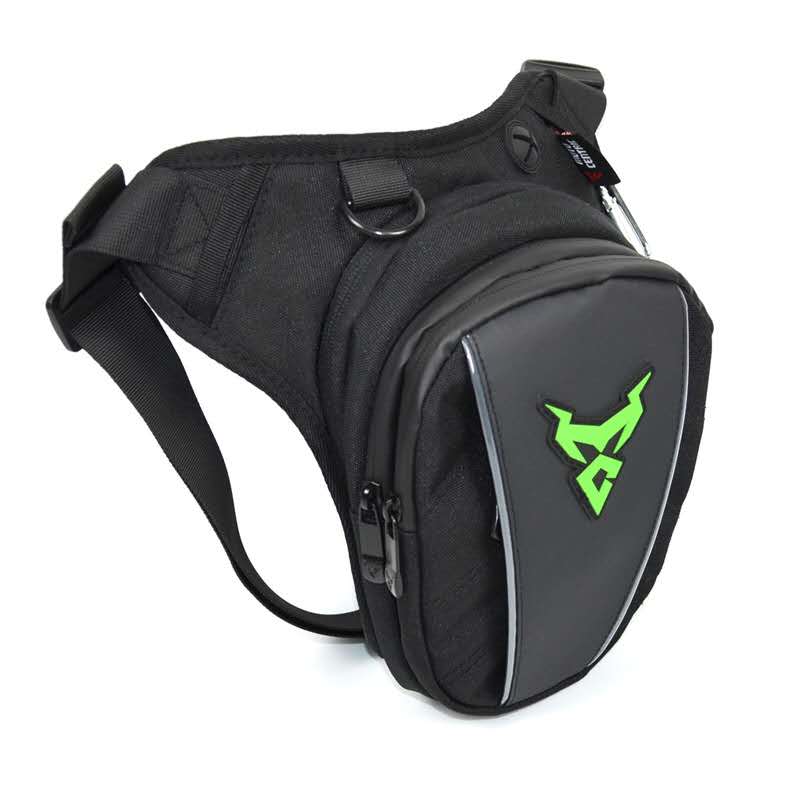 Carbon Fiber Motorcycle Drop Leg Side Bag Black Motorcycle Bag Hard Shell Outdoor Casual Waist Bag Motorbike Hip Bum Pack Bags