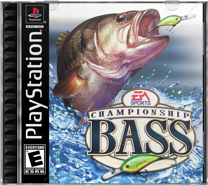 Championship Bass PS1 Sony Playstation 1 Used Video Game