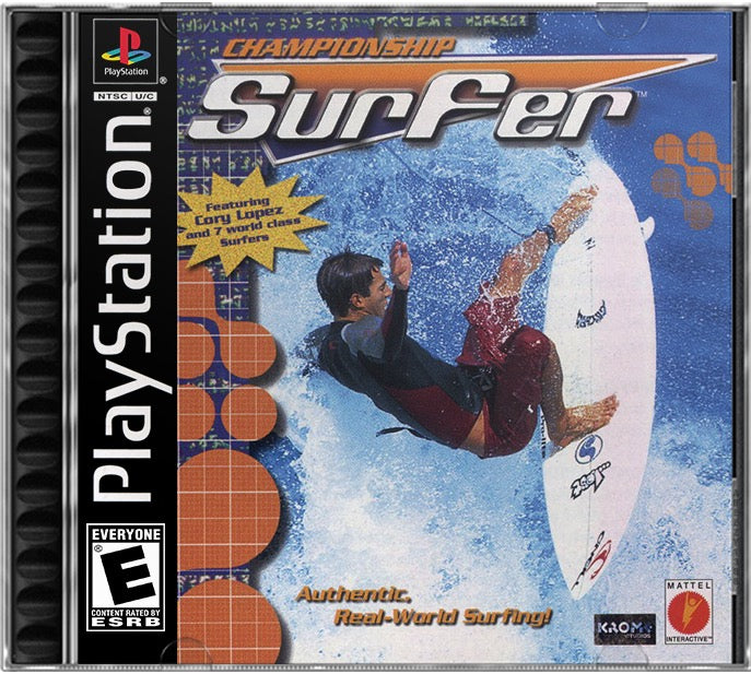 Championship Surfer PS1 Sony Playstation 1 Used Video Game