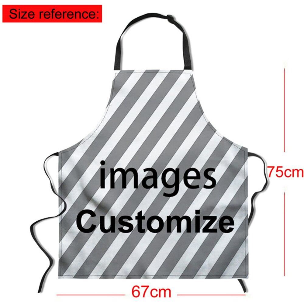 Cartoon Cooking Apron Kitchen for Woman Men Vintage Sugar Skull Baking Accessor