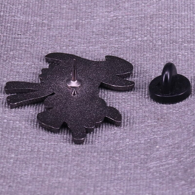 Cartoon Swirl Boy Brooch Japanese Anime Fan Badge