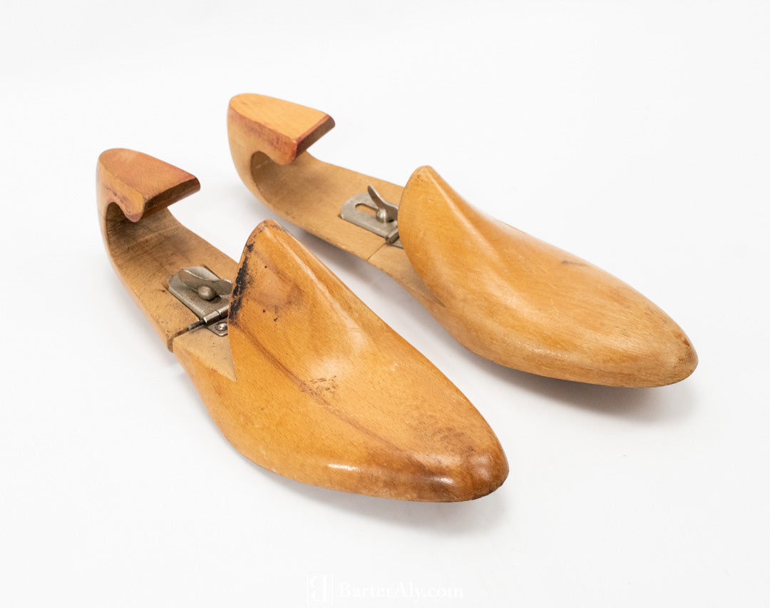 Mac Kay & Co Wooden Shoe Form Shaper Inserts Size 11in New York Used
