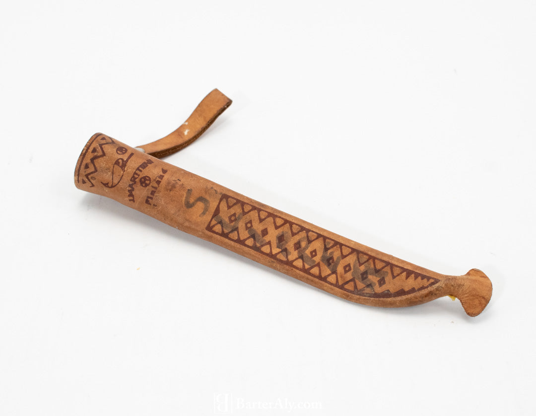 Knife Sheath Imarttin Finland Fish Fillet Knife (Slipper) Leather 8 1/2 Inch