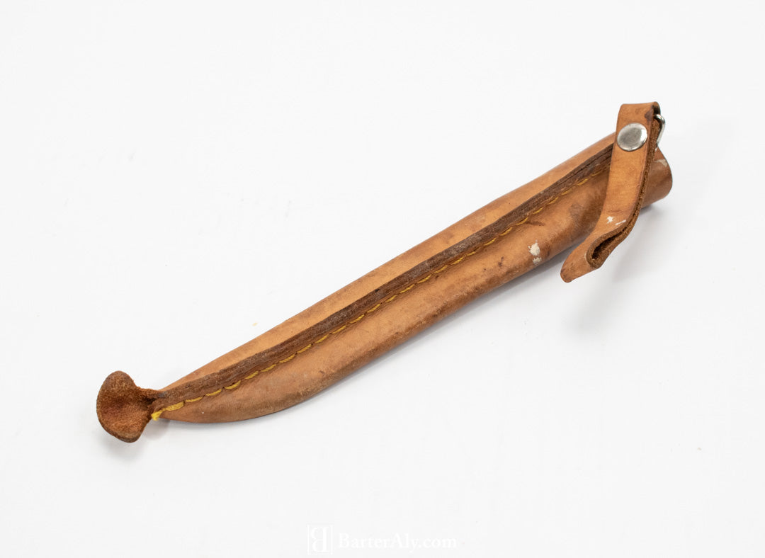 Knife Sheath Imarttin Finland Fish Fillet Knife (Slipper) Leather 8 1/2 Inch