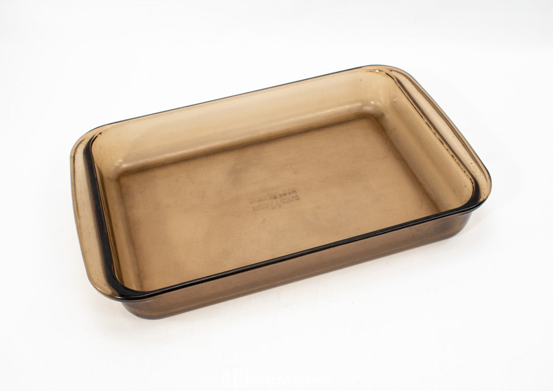 Pyrex H32 Brown Vintage Cooking Glassware 9 X 14 - 3 Qt