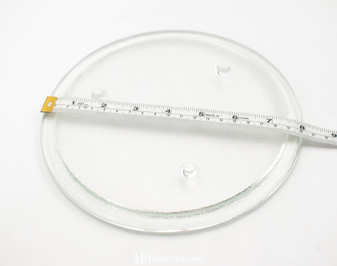 Microwave Clear Replacement Glass plate 8 Inch Used
