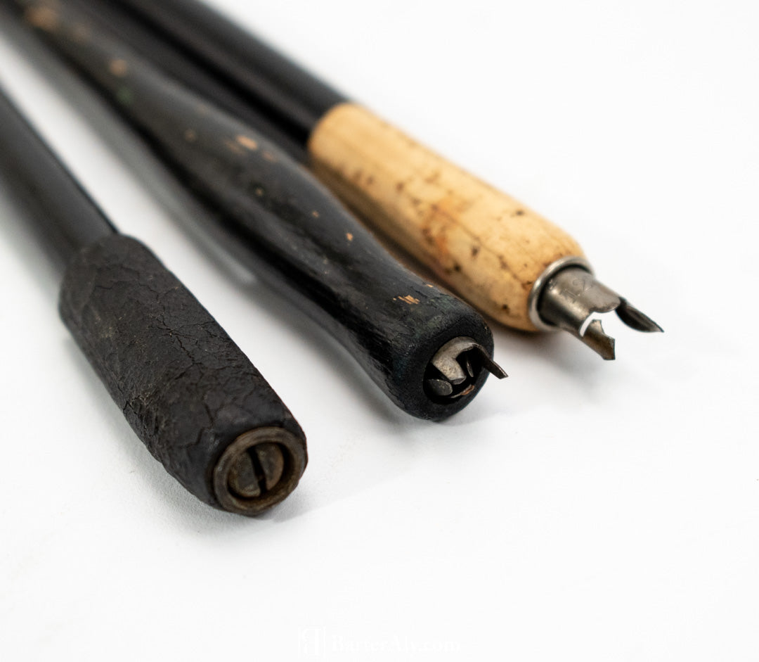 Vintage Ink Pencils No. 173 Eagle Pencil Co. New York 90 E Faber U.S.A PARA Wooden