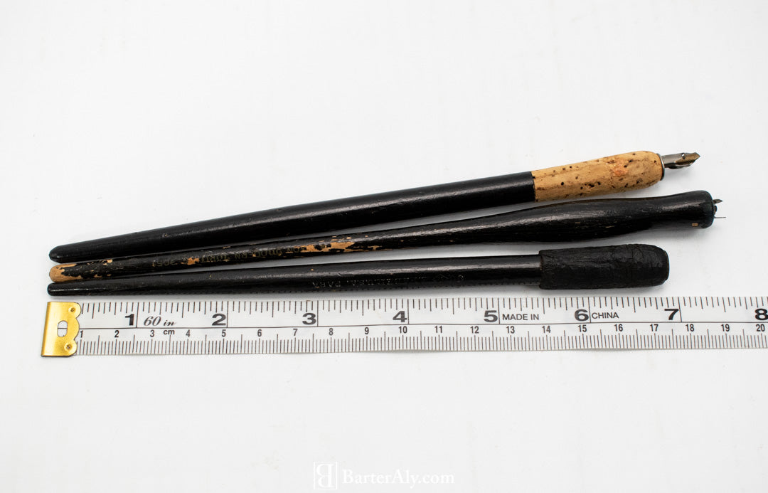 Vintage Ink Pencils No. 173 Eagle Pencil Co. New York 90 E Faber U.S.A PARA Wooden