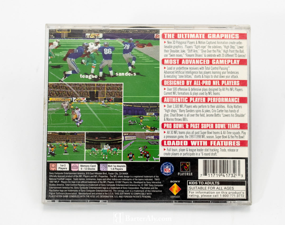 NFL Game Day 98 Sony Playstation 1 Used