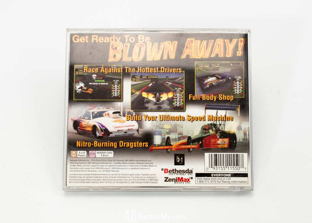 IHRA Motorsports Drag Racing Playstation Sony Used PS1