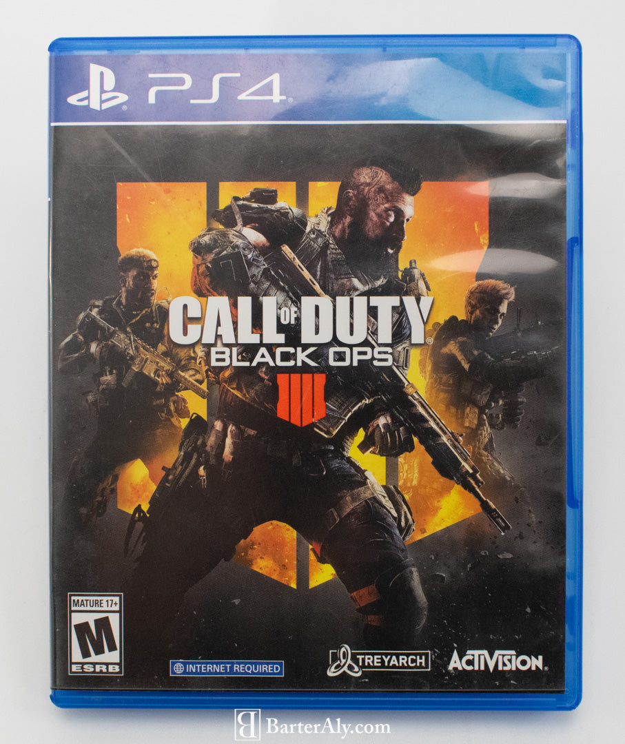 Sony Playstation 4 Video Game Call of duty Black Ops 4 USED Game