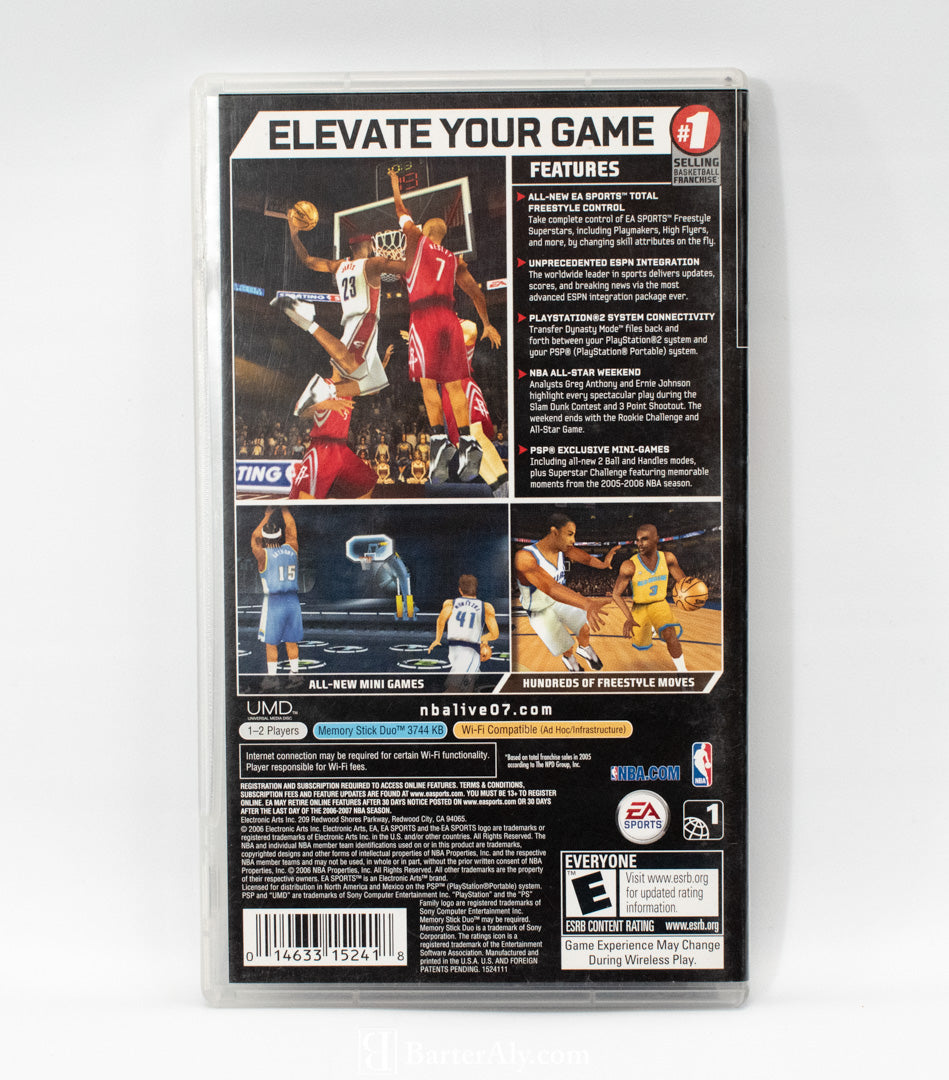 NBA Live 2007 PSP Game Used