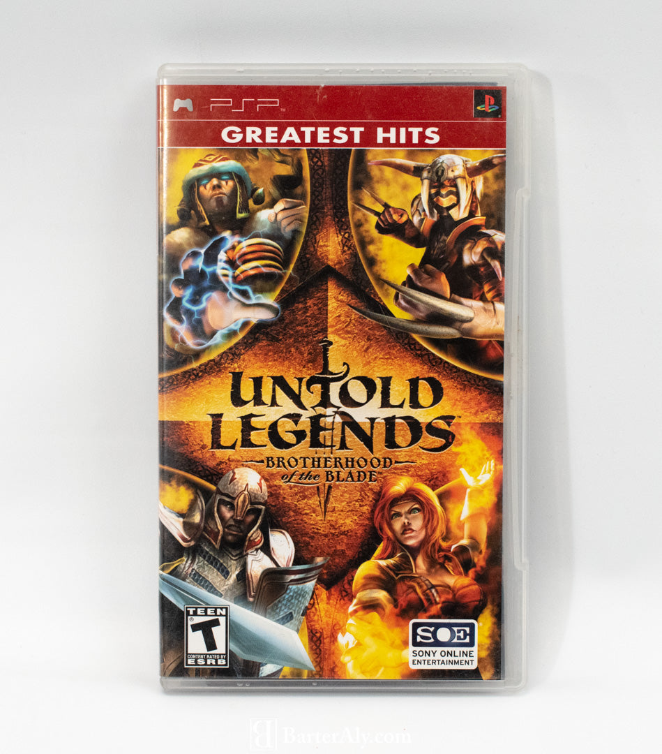 Untold Legends Brotherhood Game PSP Game Used