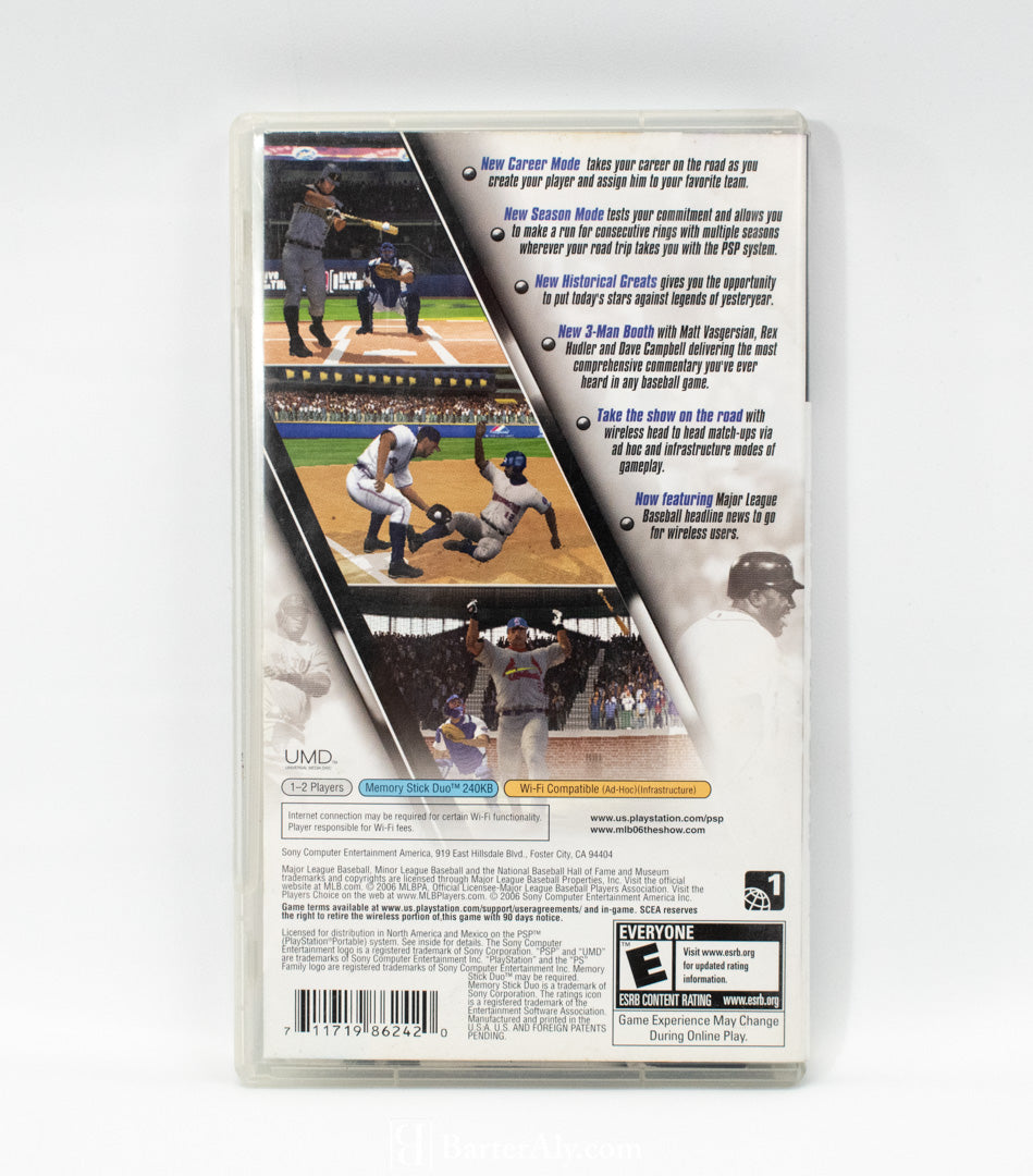 MLB 2006 The Show PSP Game Used