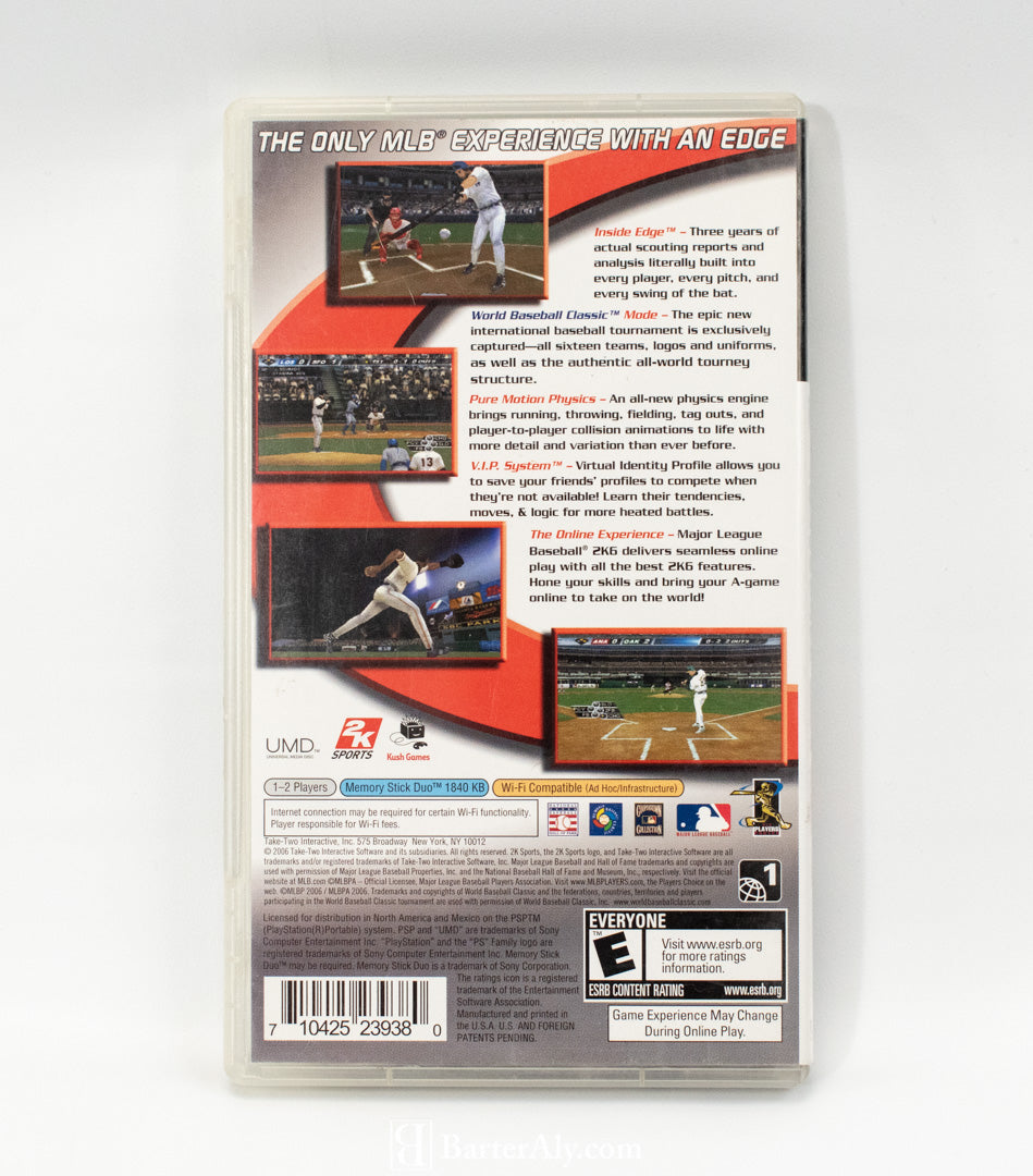 Major League Baseball 2K6 PSP Game Used