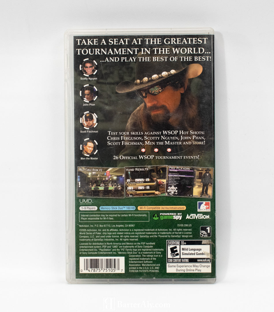 The Official Game of Poker PSP Game Used