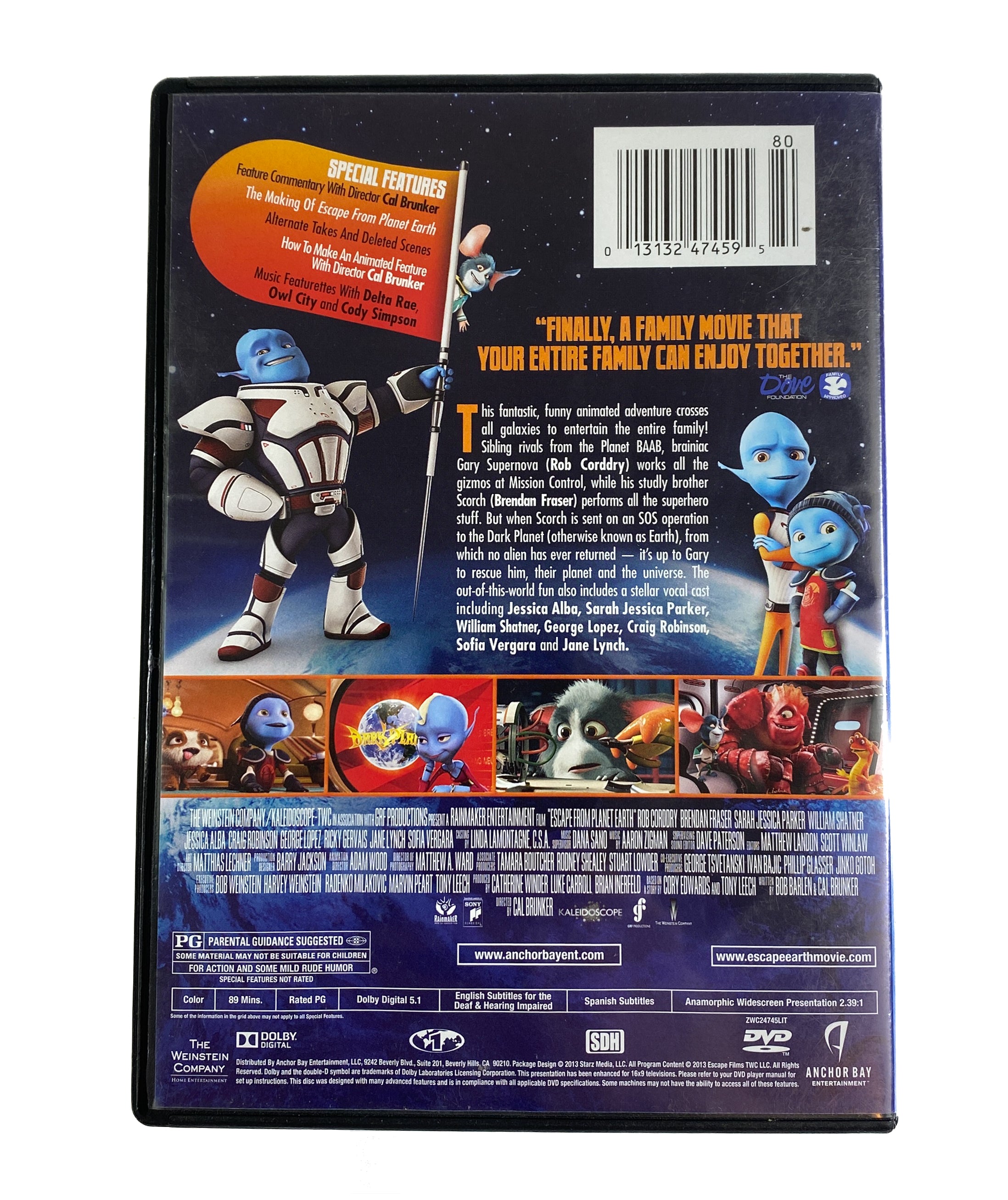 Escape From Planet Earth DVD Movie Used DVD