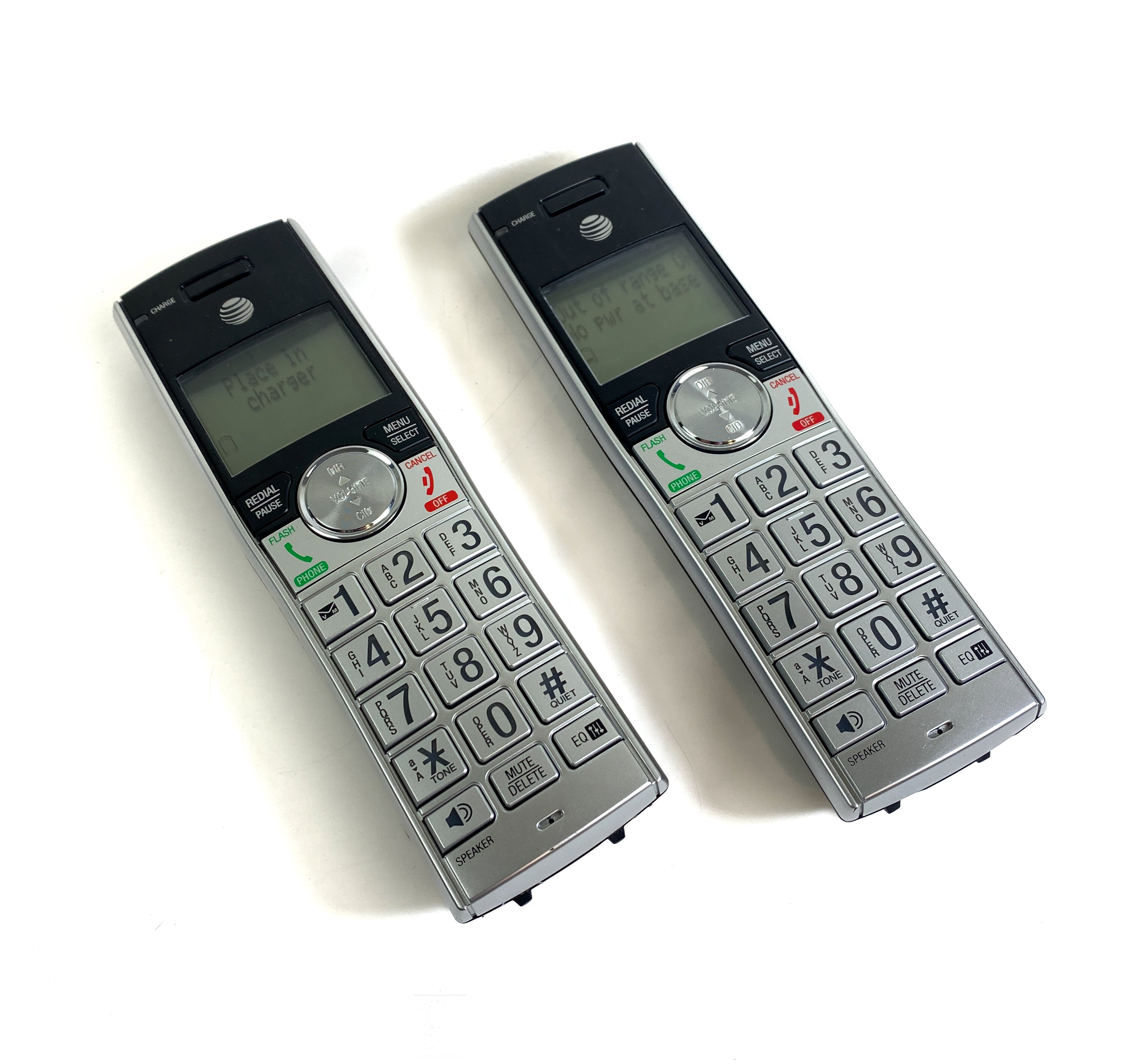Wireless Phones Home Lan Line Phones Office Phone Set of 2 Used With Charger