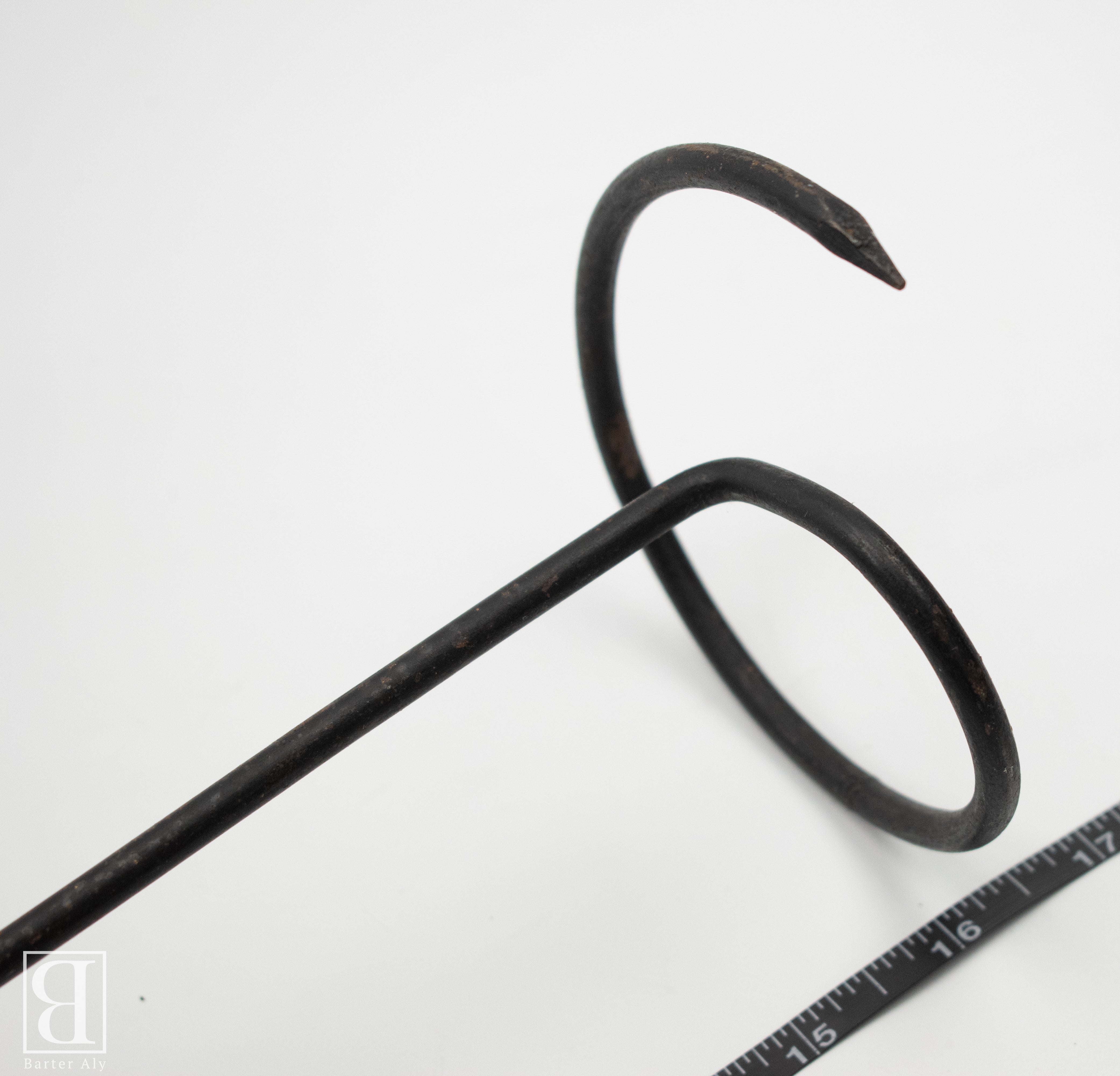 Metal Candle Yard Lawn Decor Standing Candle Holder Black Used