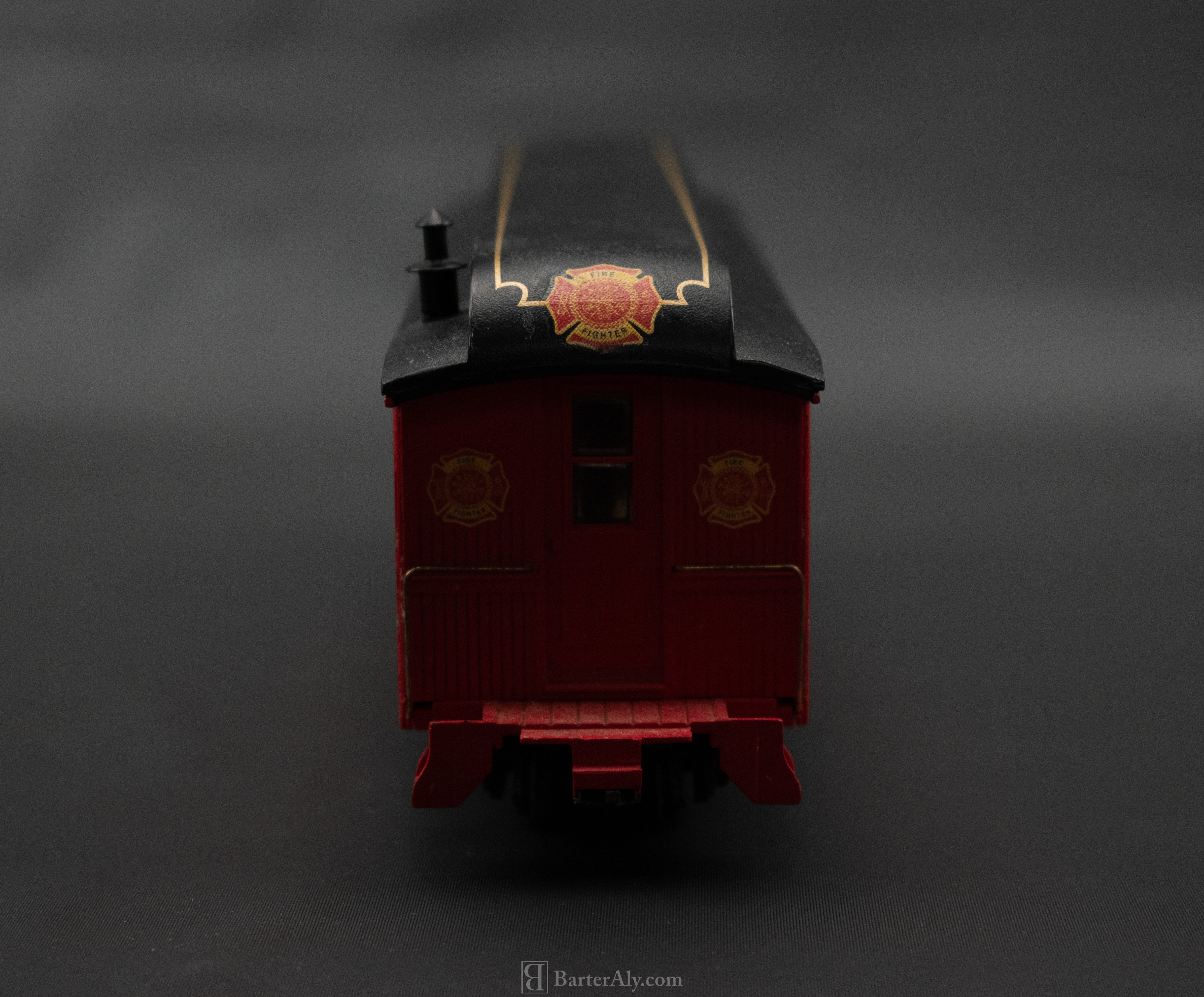 Fire Fighters of America Red Model Train  Hawthorne Village 6inch